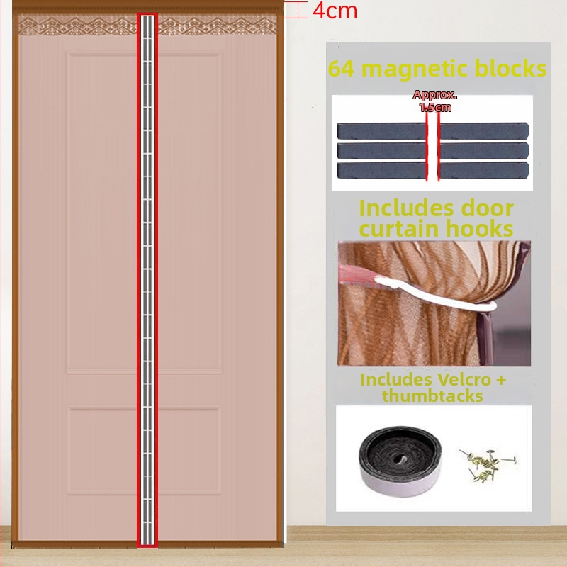 Sieťová dverová záves do spálne, moderný minimalistický štýl, vzor rastlín