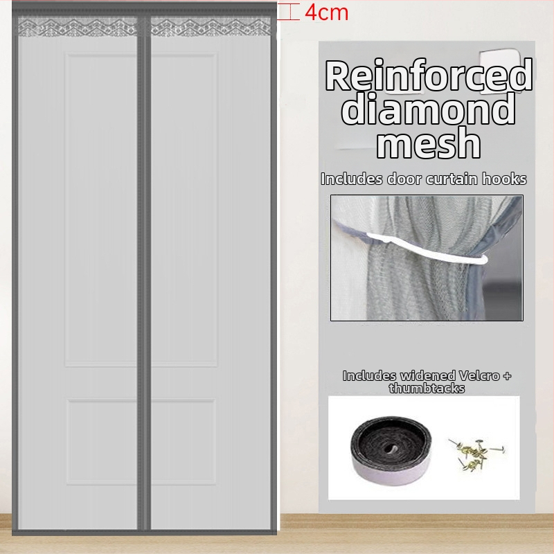 Sieťová dverová záves do spálne, moderný minimalistický štýl, vzor rastlín