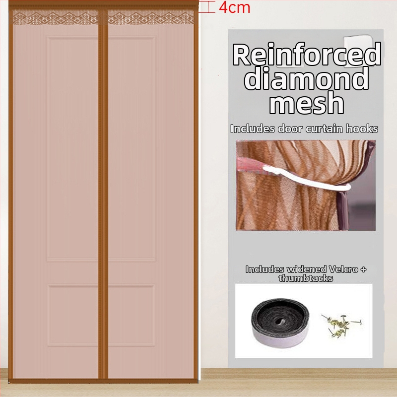 Sieťová dverová záves do spálne, moderný minimalistický štýl, vzor rastlín