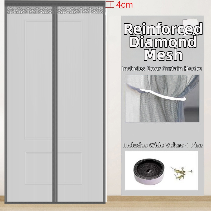 Sieťová dverová záves do spálne, moderný minimalistický štýl, vzor rastlín