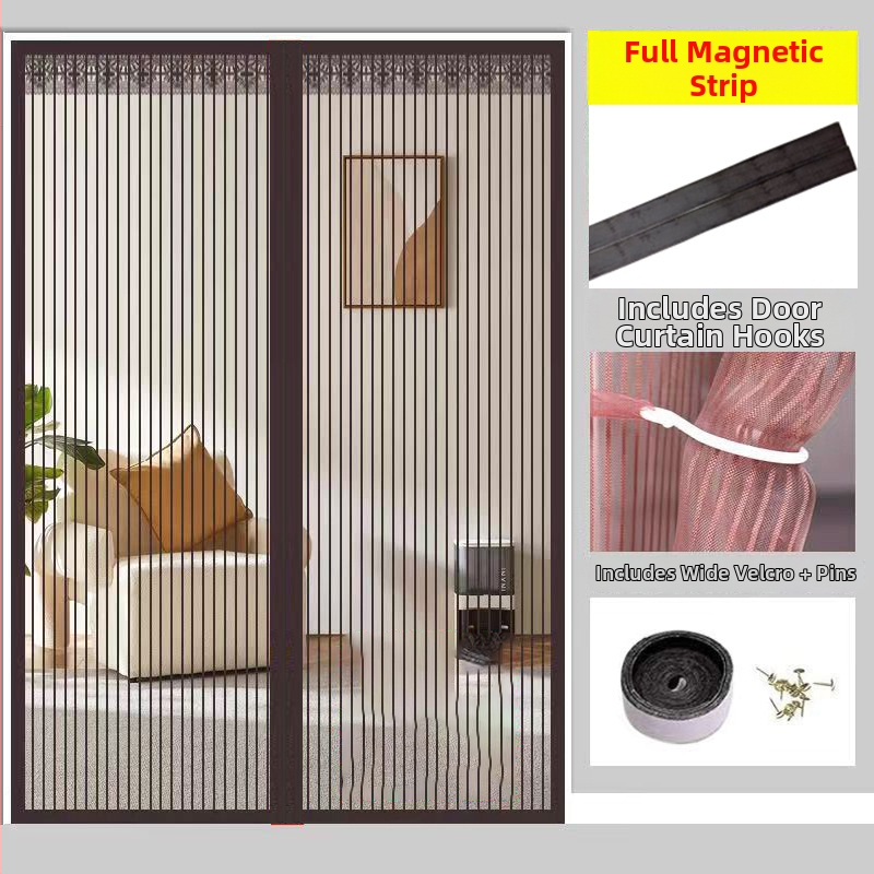 Sieťová dverová záves do spálne, moderný minimalistický štýl, vzor rastlín