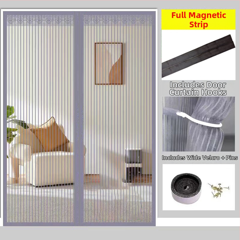 Sieťová dverová záves do spálne, moderný minimalistický štýl, vzor rastlín