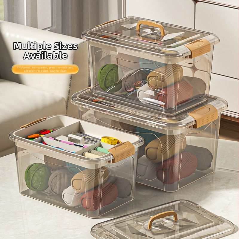 Plastikinė siuvimo dėžutė minimalistiniu stiliumi, saugojimo serija, 20 vnt., bruto svoris 0,37 kg, pritaikymas prieinamas