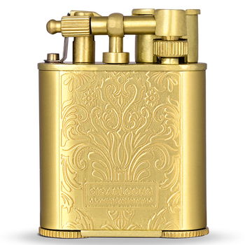 Päťdielny set cigarových doplnkov od CIGARLOONG/eggplant Dragon, obsahuje popolník, nožnice na cigary, zapaľovač a tubu na cigary