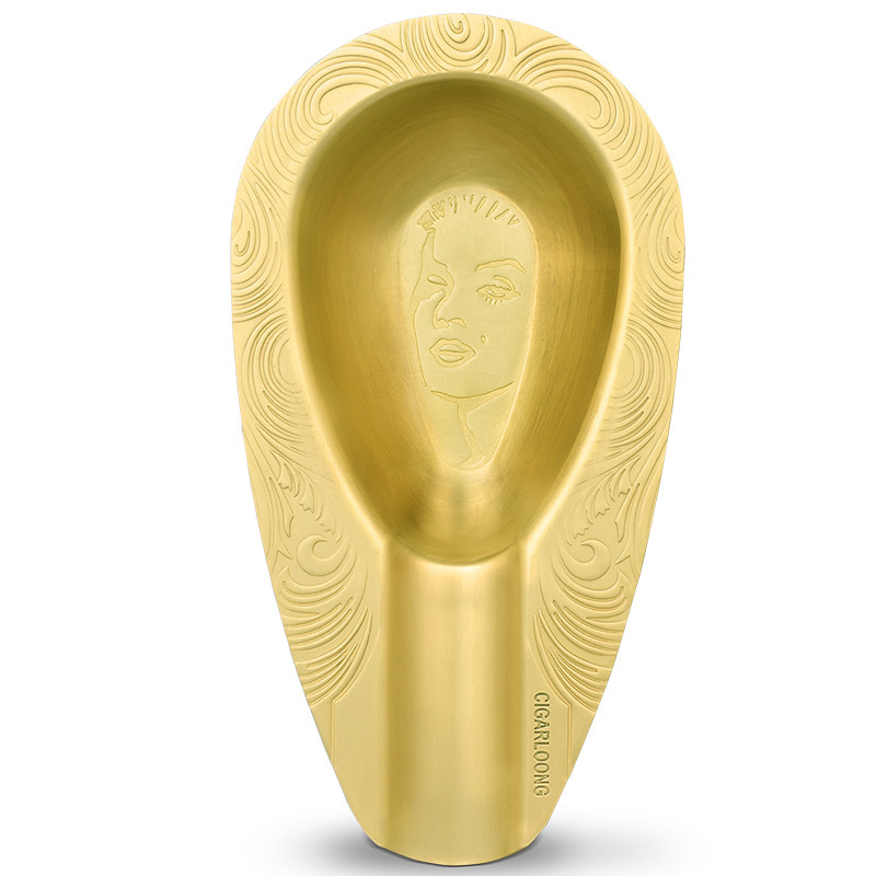 Päťdielny set cigarových doplnkov od CIGARLOONG/eggplant Dragon, obsahuje popolník, nožnice na cigary, zapaľovač a tubu na cigary