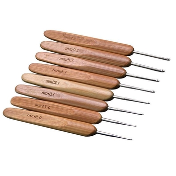 Roostevabast terasest heegelnõelade komplekt – DIY heegeldamiseks, nukkudele ja kottidele, sõbralik stiil