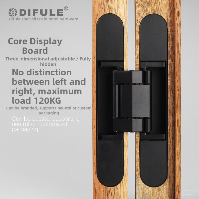 DIFULE 3D Nastaviteľný krížový pánt, tvaru H, zinková zliatina