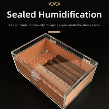 Dunhao Plastový Humidor na Cigare – jednoduchý štýl, ľahký luxus, model CD-069