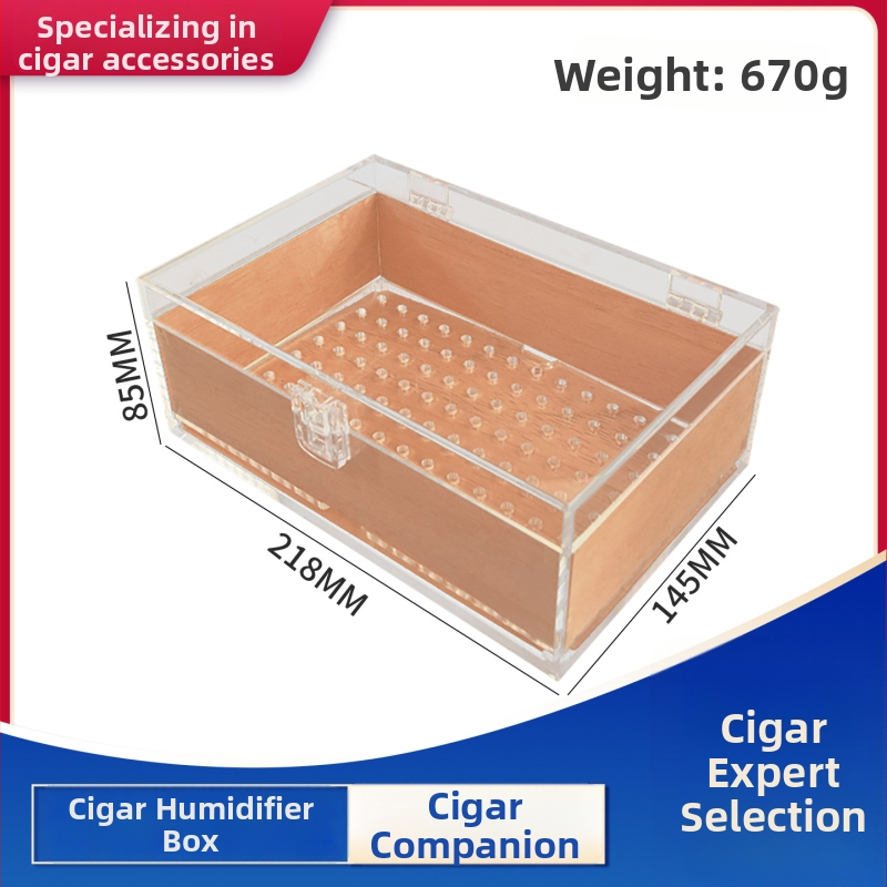 Dunhao Plastový Humidor na Cigare – jednoduchý štýl, ľahký luxus, model CD-069