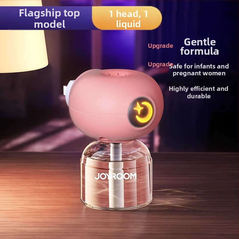 Elektrický repelent proti komárom s tekutinou, zásuvkový dizajn, kúrenie, pokrytie 11–20㎡, LED nočná svetla, 45 g, PP kryt, WP20170100 certifikát