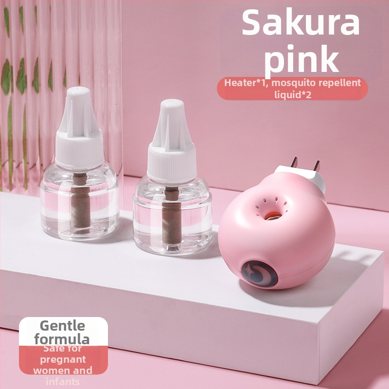 Elektrický repelent proti komárom s tekutinou, zásuvkový dizajn, kúrenie, pokrytie 11–20㎡, LED nočná svetla, 45 g, PP kryt, WP20170100 certifikát