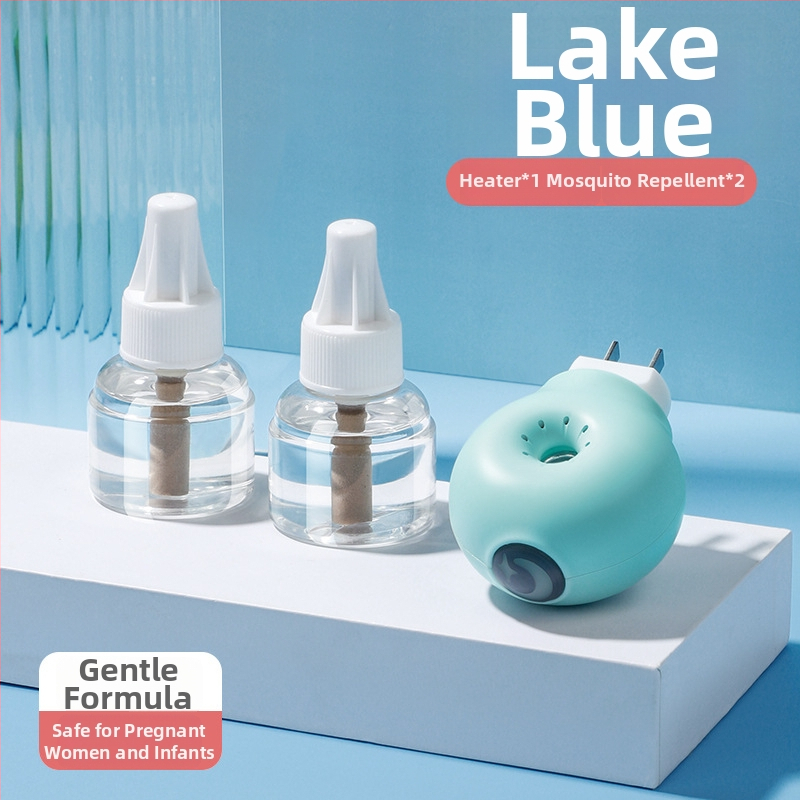 Elektrický repelent proti komárom s tekutinou, zásuvkový dizajn, kúrenie, pokrytie 11–20㎡, LED nočná svetla, 45 g, PP kryt, WP20170100 certifikát