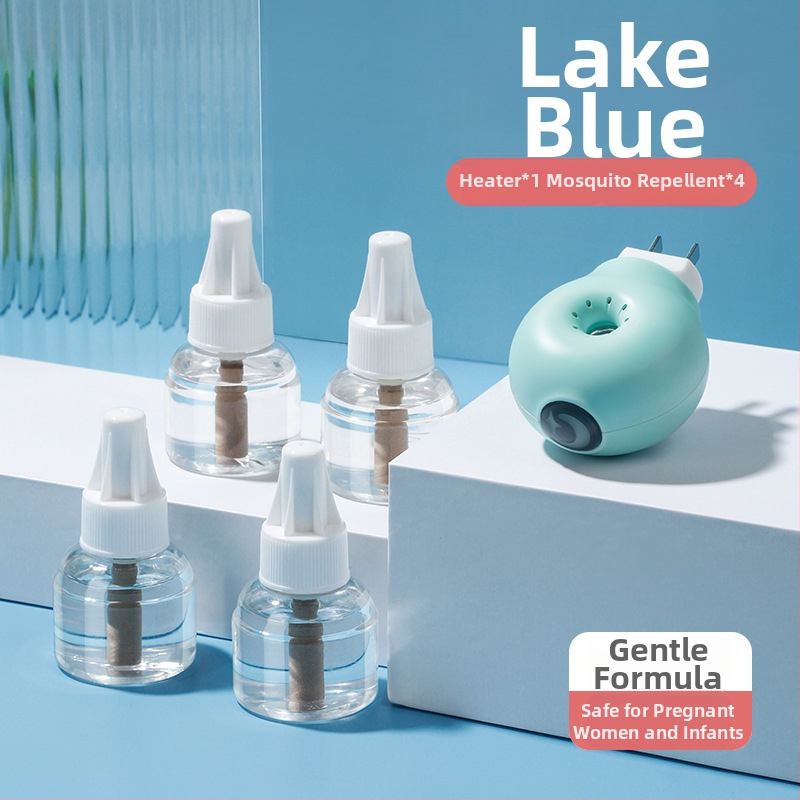 Elektrický repelent proti komárom s tekutinou, zásuvkový dizajn, kúrenie, pokrytie 11–20㎡, LED nočná svetla, 45 g, PP kryt, WP20170100 certifikát