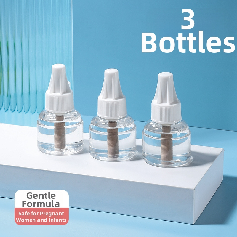 Elektrický repelent proti komárom s tekutinou, zásuvkový dizajn, kúrenie, pokrytie 11–20㎡, LED nočná svetla, 45 g, PP kryt, WP20170100 certifikát