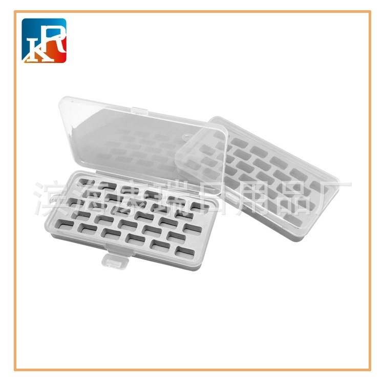 Πλαστικό κουτί αποθήκευσης μπομπινών ραπτικής, 120 σετ ανά κουτί, 85 γρ, συσκευασία σε σακούλα OPP