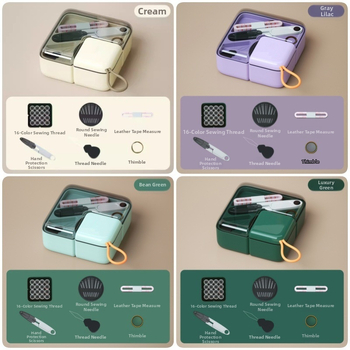 Prenosná šijacia krabička – minimalistický, ľahký luxus, plastová konštrukcia