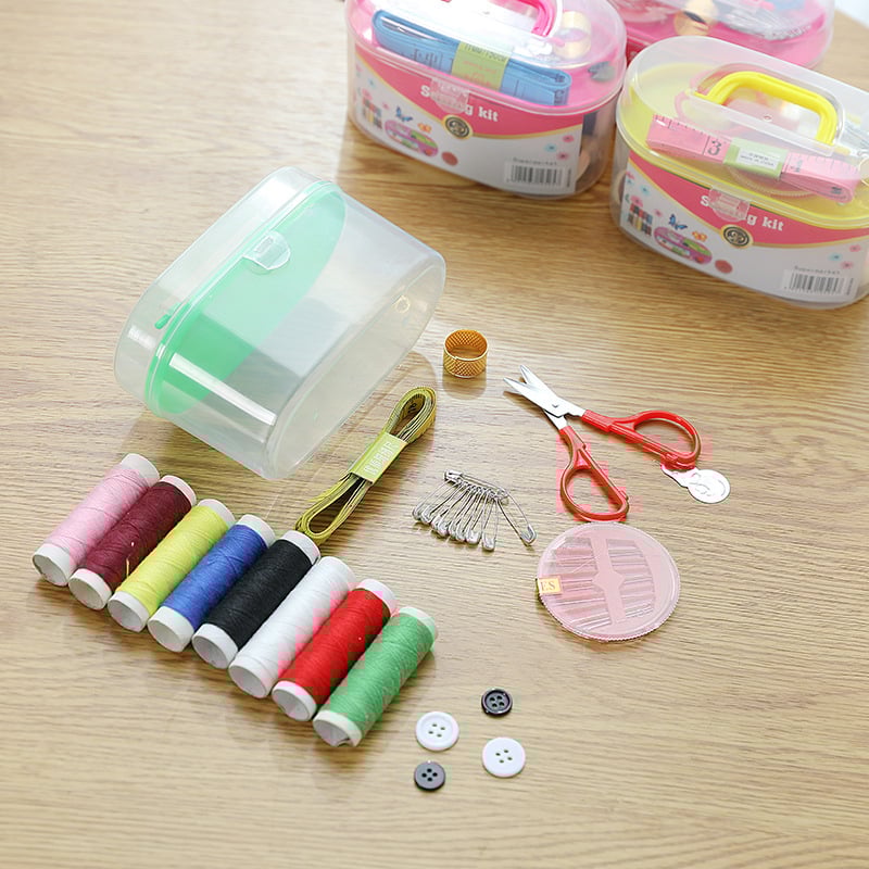 Κουτί ραπτικής, 8 τεμάχια φορητό σετ με αποθήκευση βελόνων χειροποίητης ραφής, πολυλειτουργικό για οικιακή χρήση (8 τεμάχια, φορητό, αποθήκευση βελονών, πολυλειτουργικό, οικιακή χρήση)