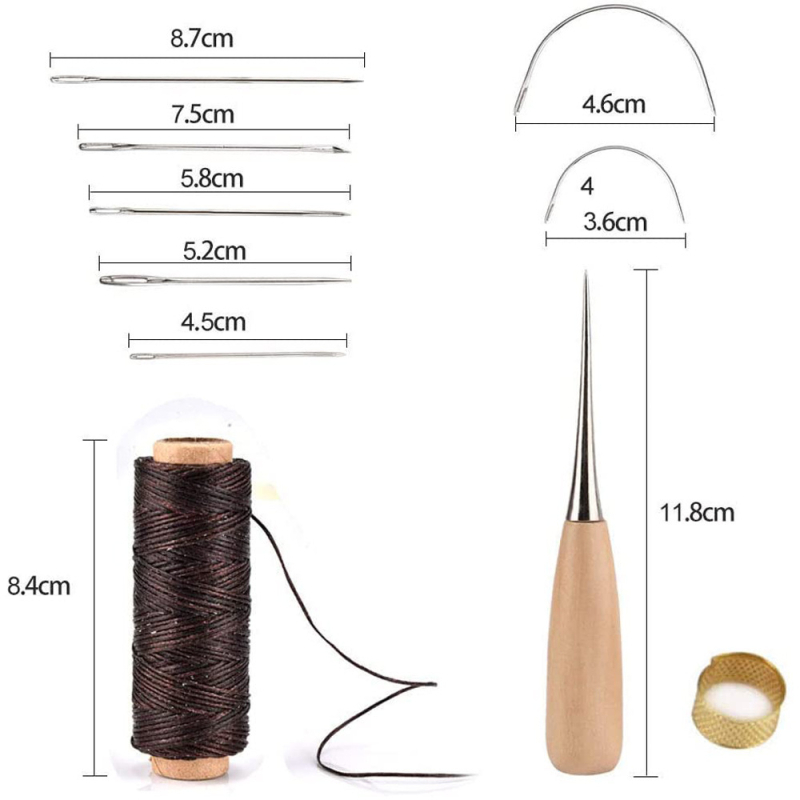 Set alata za kožu – DIY početni set od 10 komada, alati za ručno šivanje kože, 60 g, branda Beauty Clothing Accessories