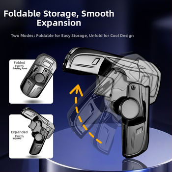 Butánový zapaľovač, odolný voči vetru, skladací gyroskopický dizajn, plastové telo, opakovane plniteľný