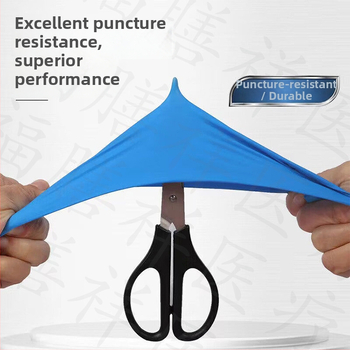 Jednorázové nitrilové rukavice, zosilnené, olejovzdorné a odolné voči kyselinám a zásadám, vhodné pre tetovanie, kozmetiku, kaderníctvo a mechanickú údržbu