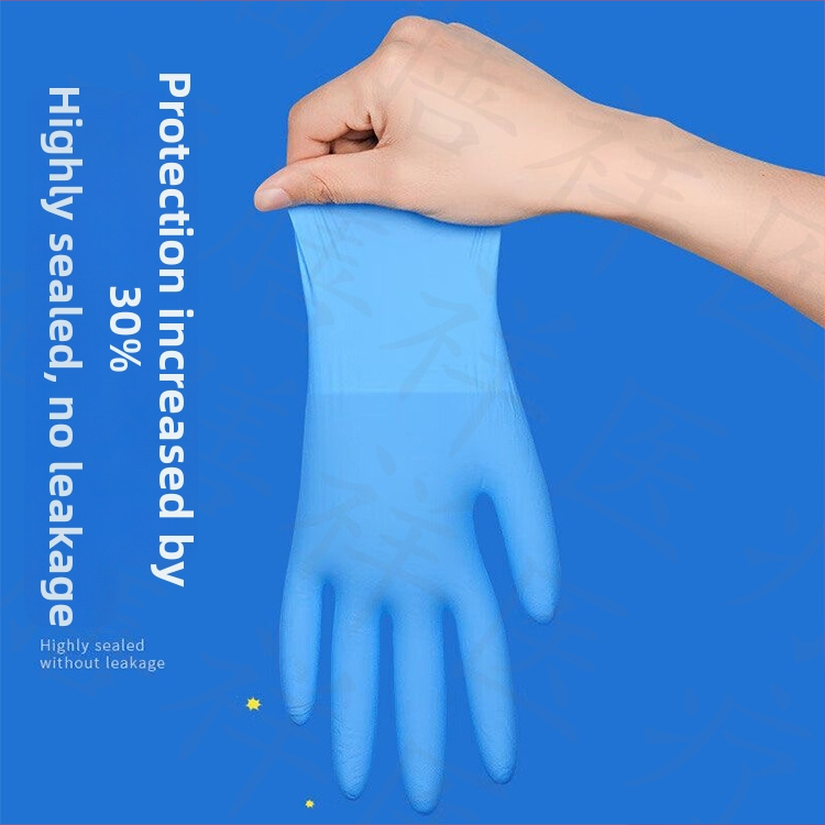 Vienreizējās nitrila cimdi, biezināti, eļļas izturīgi un skābju/sārmu izturīgi, piemēroti tetovēšanai, skaistumkopšanai, frizieru pakalpojumiem un mehāniskai apkopei