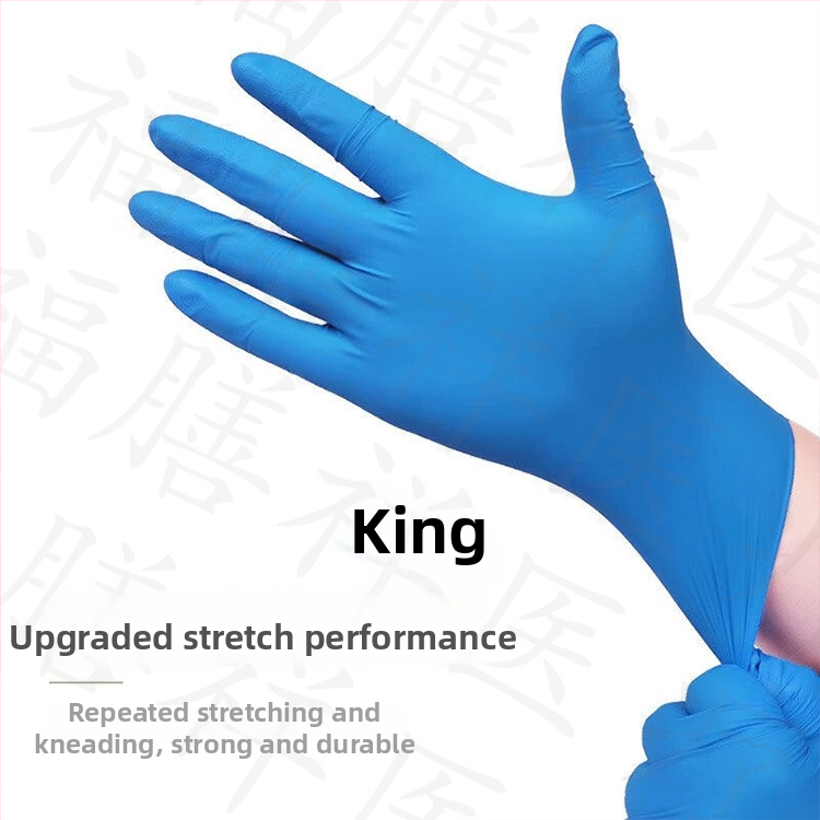 Jednorázové nitrilové rukavice, zosilnené, olejovzdorné a odolné voči kyselinám a zásadám, vhodné pre tetovanie, kozmetiku, kaderníctvo a mechanickú údržbu