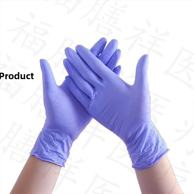 Jednorázové nitrilové rukavice, zosilnené, olejovzdorné a odolné voči kyselinám a zásadám, vhodné pre tetovanie, kozmetiku, kaderníctvo a mechanickú údržbu