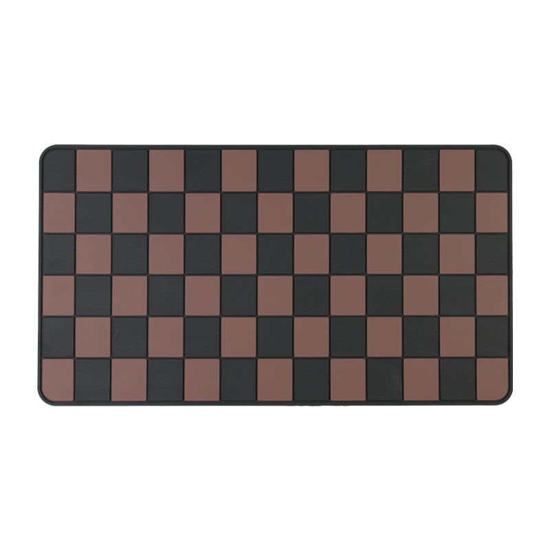 Protiskluzová autí podložka so štvorcovo-diamantovým vzorom pre stredovú konzolu (Materiál: PVC; Prispôsobenie: Áno; Tlačené logo: Áno; Značka: Thousand Oaks)