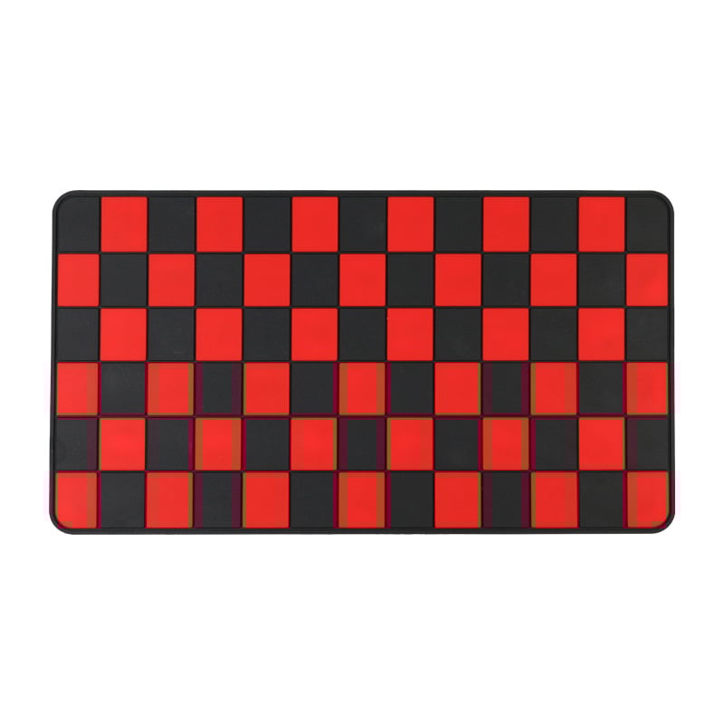 Protiskluzová autí podložka so štvorcovo-diamantovým vzorom pre stredovú konzolu (Materiál: PVC; Prispôsobenie: Áno; Tlačené logo: Áno; Značka: Thousand Oaks)