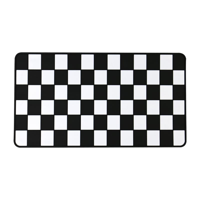 Protiskluzová autí podložka so štvorcovo-diamantovým vzorom pre stredovú konzolu (Materiál: PVC; Prispôsobenie: Áno; Tlačené logo: Áno; Značka: Thousand Oaks)