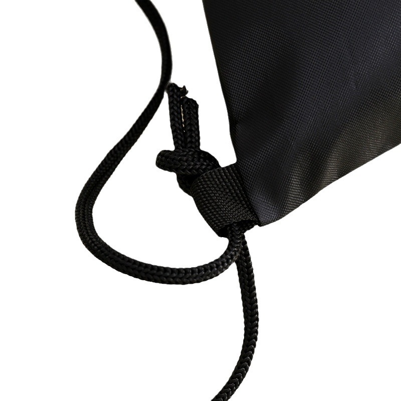 Polyester 420D nepremokavý šnúrkový batoh so klapkou a vlastným logom