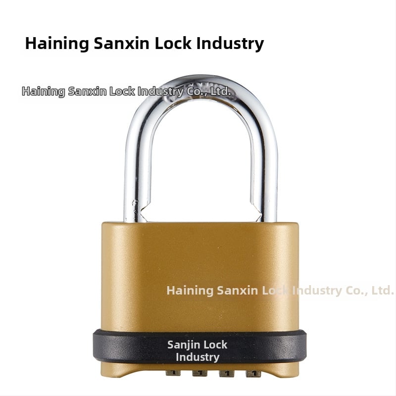 Kódový visací zámok, Model Type C, Zinková zliatina, Značka Sanxin, Vonkajšie použitie, Domáci visací zámok