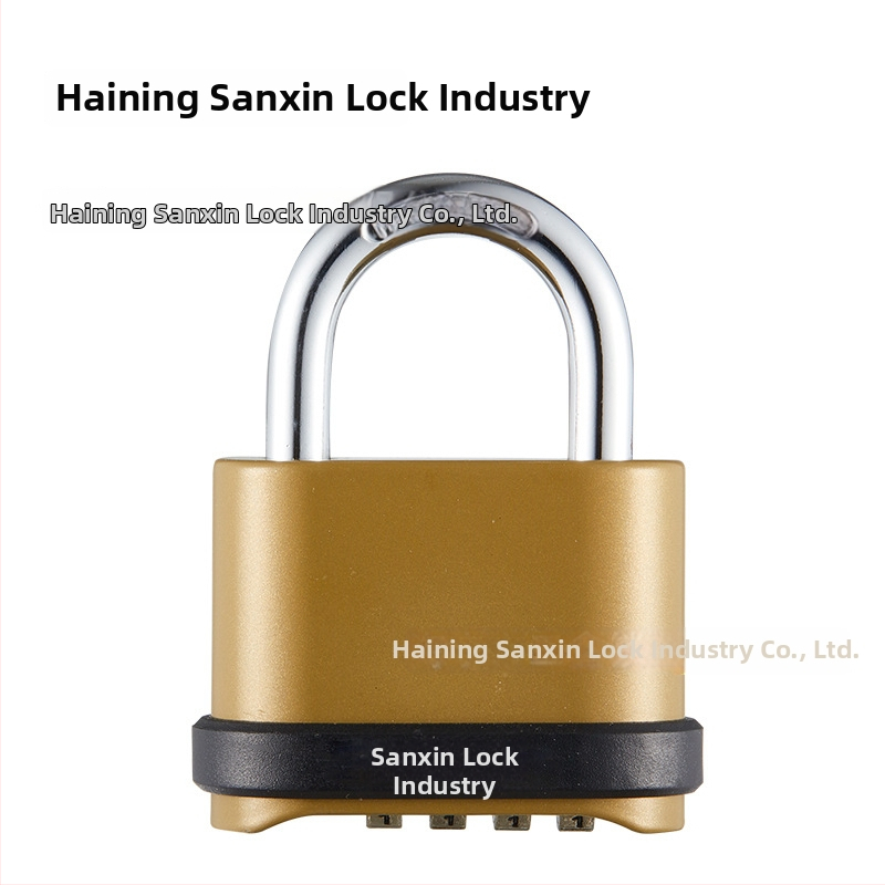 Kódový visací zámok, Model Type C, Zinková zliatina, Značka Sanxin, Vonkajšie použitie, Domáci visací zámok