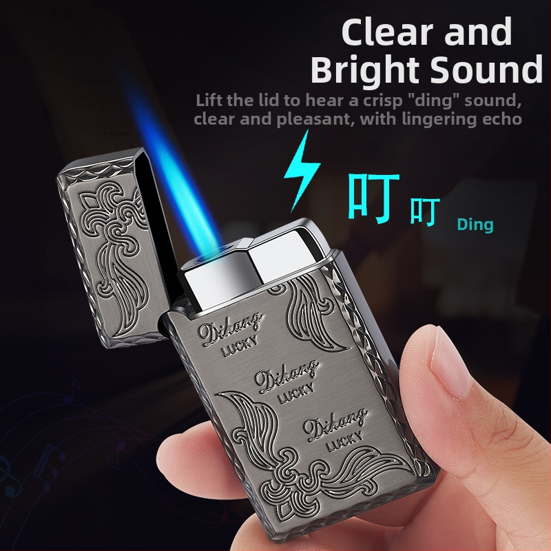 Kovový vetroodolný zapaľovač s butánovým palivom, tlačené logo, pôvod: Wenzhou