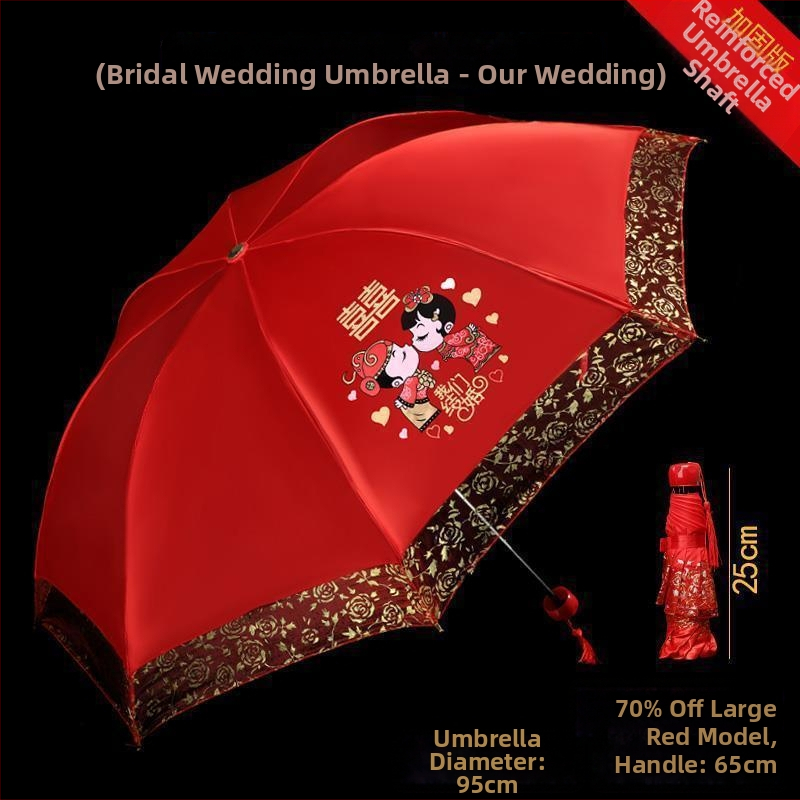 Sklopiteľný dážďnik, etnický štýl, polomer 50-55 cm, ramená a tyč zo zliatiny, UPF 40+