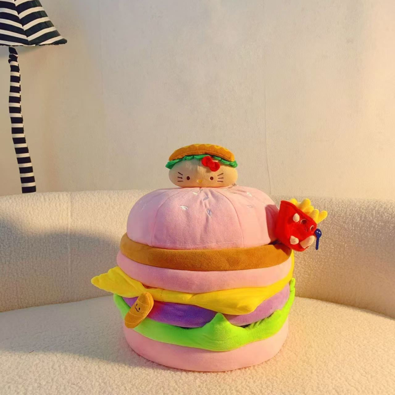 Okrúhla flanelová úložná stolička, multifunkčná so 12 L objemom a nosnosťou 100 kg, model 001