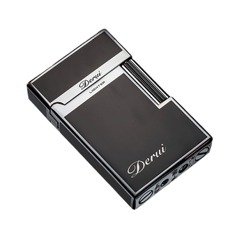 Derry kovový zapaľovač — Značka: Derry; Palivo: benzín; Tlačené logo: Áno; Balenie: 100 kusov; Dizajn: Jednoduchý, ľahký luxus