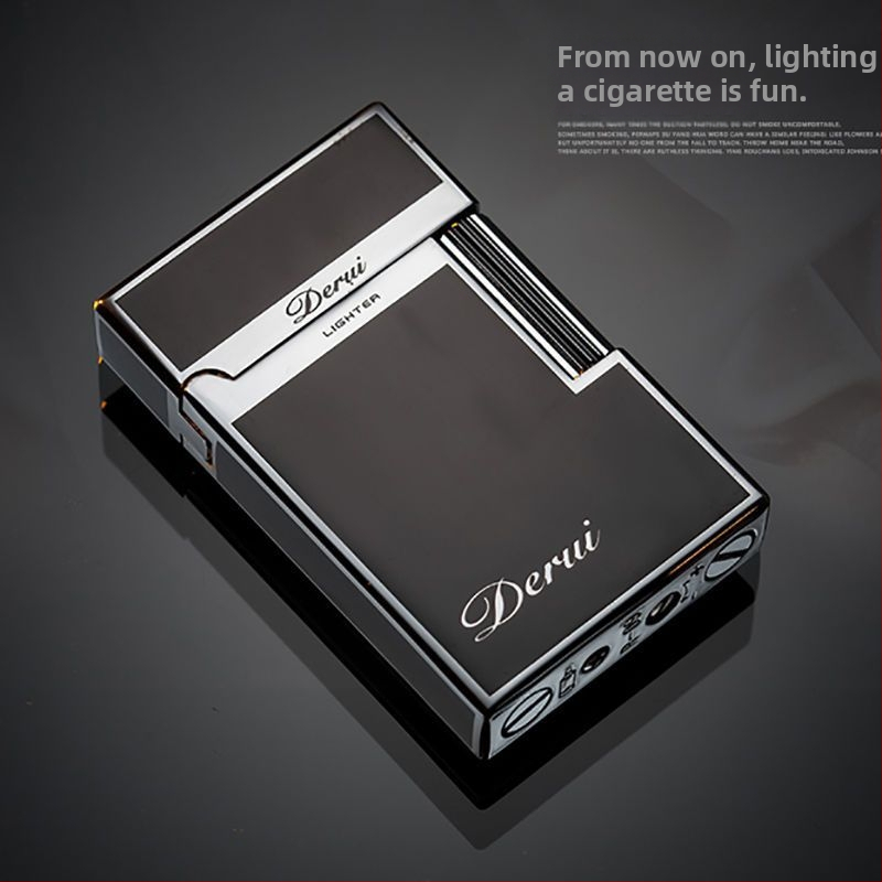 Derry kovový zapaľovač — Značka: Derry; Palivo: benzín; Tlačené logo: Áno; Balenie: 100 kusov; Dizajn: Jednoduchý, ľahký luxus