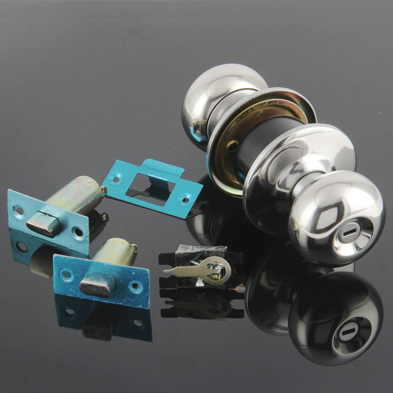 Guľová meďná zámka s jazýčkom pre drevené dvere