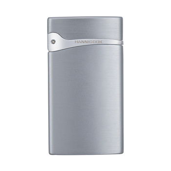 Vetruodolný zapalovač zo zliatiny zinku, ultra tenký, priamy plameň, bután, darčekové balenie.
