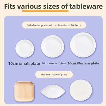 Miaojie Jednorázové PE kryt na potravinové fólie — proti zápachu, odolný voči vysokým teplotám, vhodný do chladničky