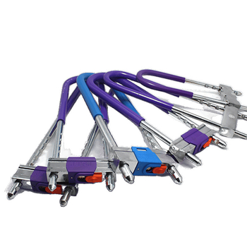 Zámka v tvare U na sklenené dvere, predĺžená, pre dvojité otvorenie posuvných dverí, proti krádeži, zliatina zinku, model 1, štýl nový čínsky štýl, vhodná do kancelárie a obchodu