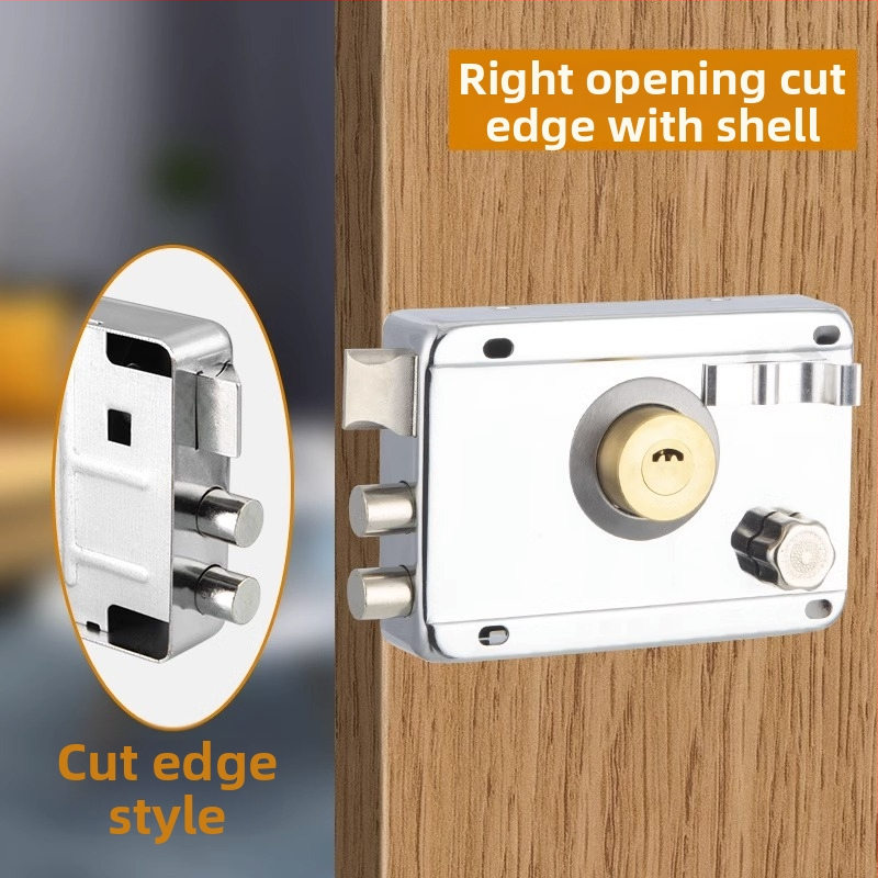 Mortise zámka s ochranou proti krádeži a proti vypáčeniu – nerezová oceľ, značka Shouli, pre domáce použitie, model JCJCJYWJMS-2021817-D