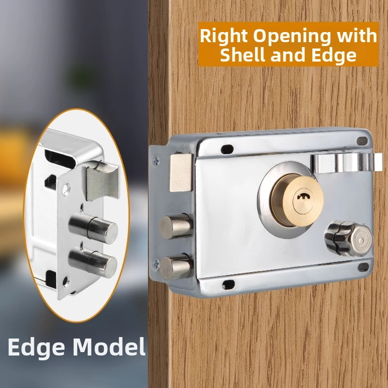Mortise zámka s ochranou proti krádeži a proti vypáčeniu – nerezová oceľ, značka Shouli, pre domáce použitie, model JCJCJYWJMS-2021817-D