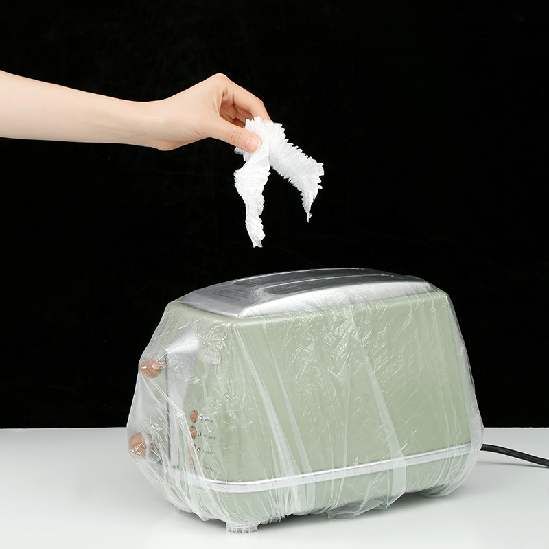 Jednorázové kryty proti prachu pre domáce spotrebiče, sada 20 kusov, hrubšie, priesvitný film, pre rýžovar a hrnce, materiál 20213