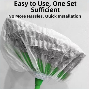 Jednorazové krytie na metlu – netkaná textília, jednoduchý moderný štýl, určené pre domáce použitie, ochrana proti prachu