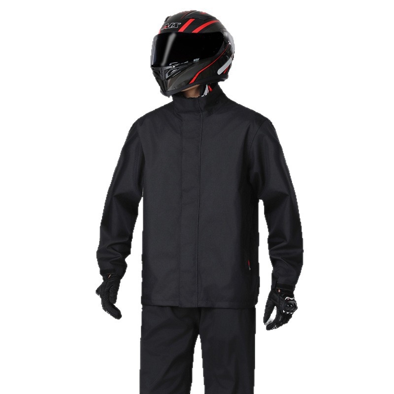 Rozdelený set dažďového plášťa na motocykel – PVC vrstva; hrubá tkanina Chunya