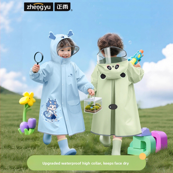 Detský plášť na dažď s celým telom – kreslený štýl, EVA látka, 280 g, ZY-8712-FX