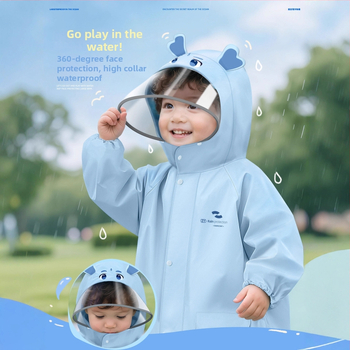 Detský plášť na dažď s celým telom – kreslený štýl, EVA látka, 280 g, ZY-8712-FX