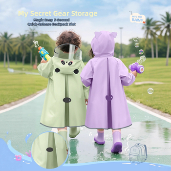 Detský plášť na dažď s celým telom – kreslený štýl, EVA látka, 280 g, ZY-8712-FX